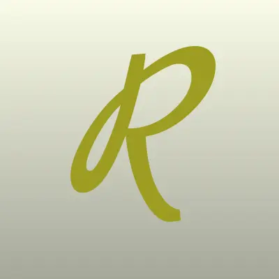 Rosa Pion, магазин цветов, лого-визитка